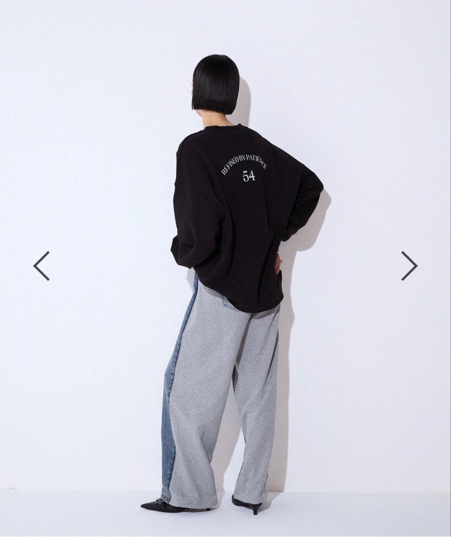 JEANASIS スウェットドッキングデニム