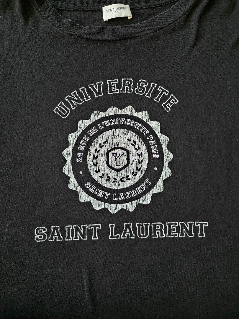 SAINT LAURENT　ユニバーシティTシャツ　M