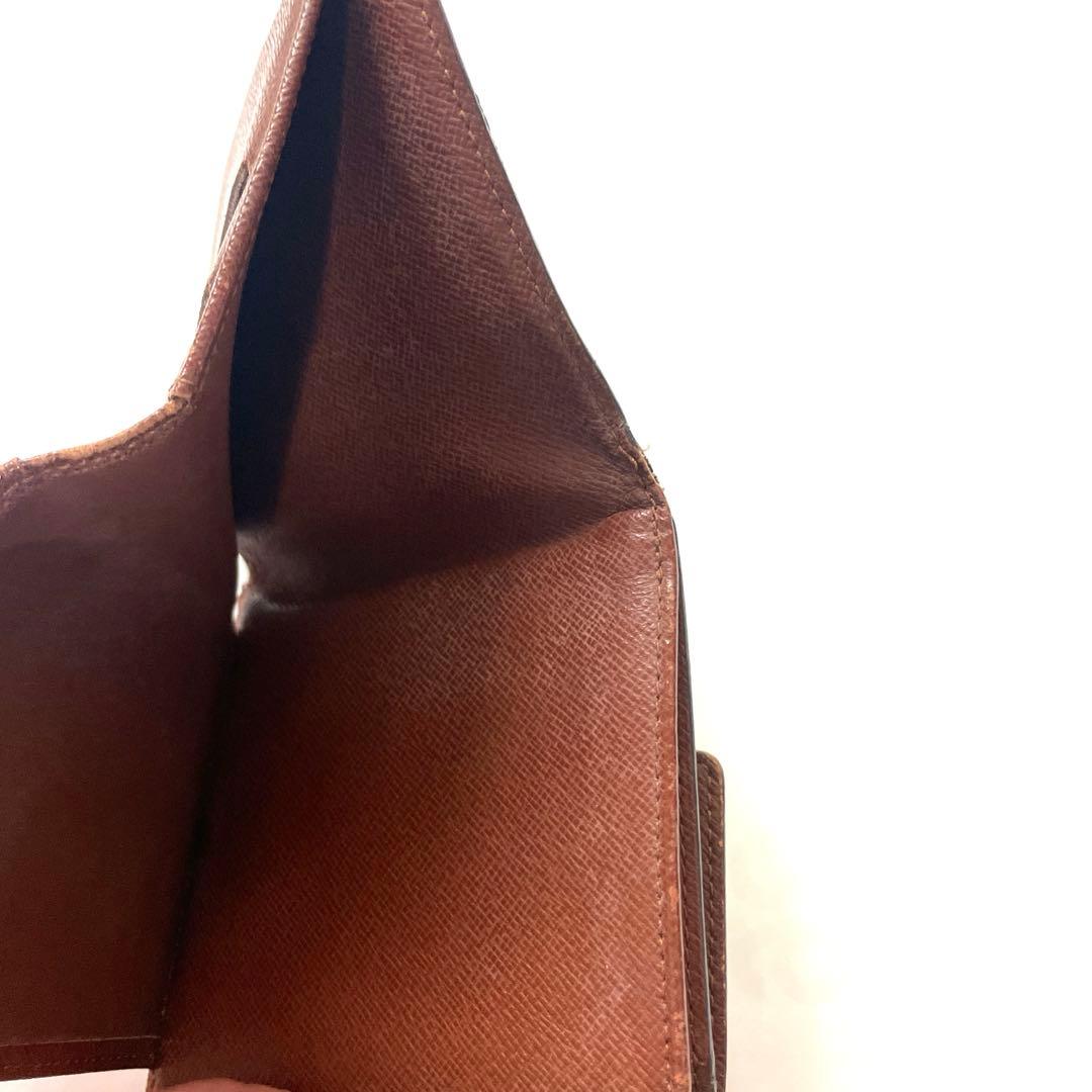 【美品】 ルイヴィトン モノグラム ポルトモネ ビエ カルトクレディ 三つ折り