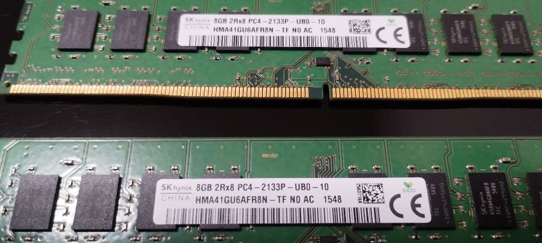 杜*茜様 SK Hynix 8GB DDR4 メモリー PC4-2133P ×2