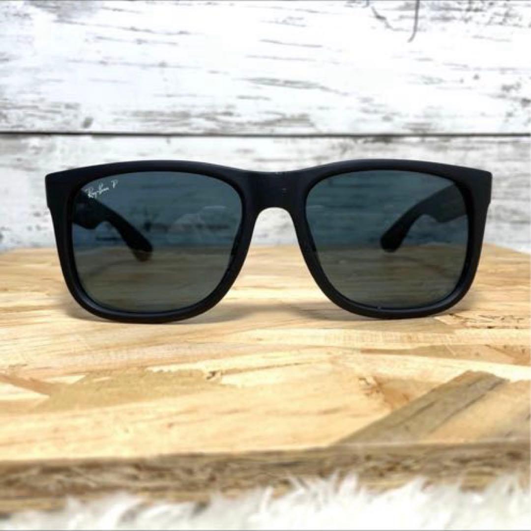 Ray Banレイバン JUSTIN マットブラック/偏光レンズ