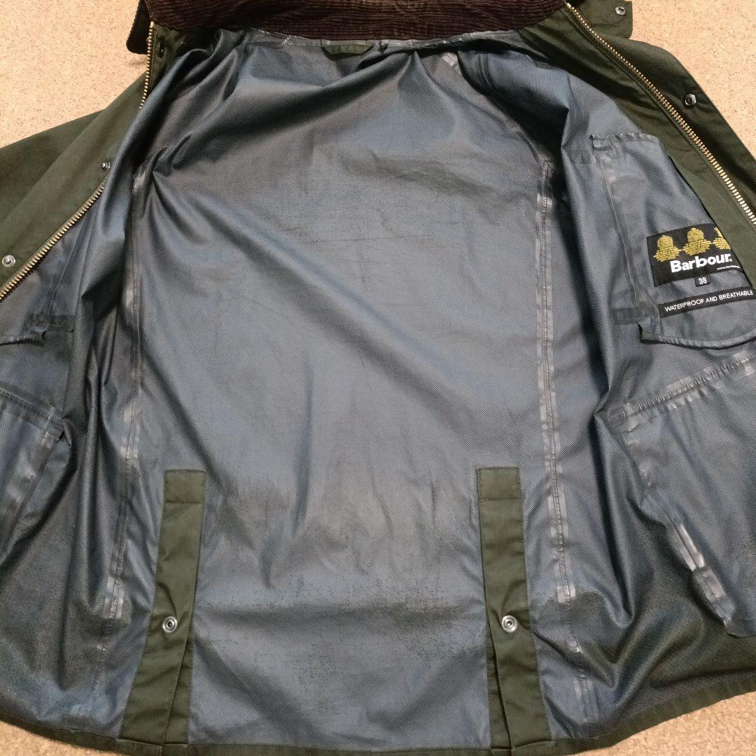 【 Barbour 】BEAMS PLUS ビデイル ノンワックス 38 セージ