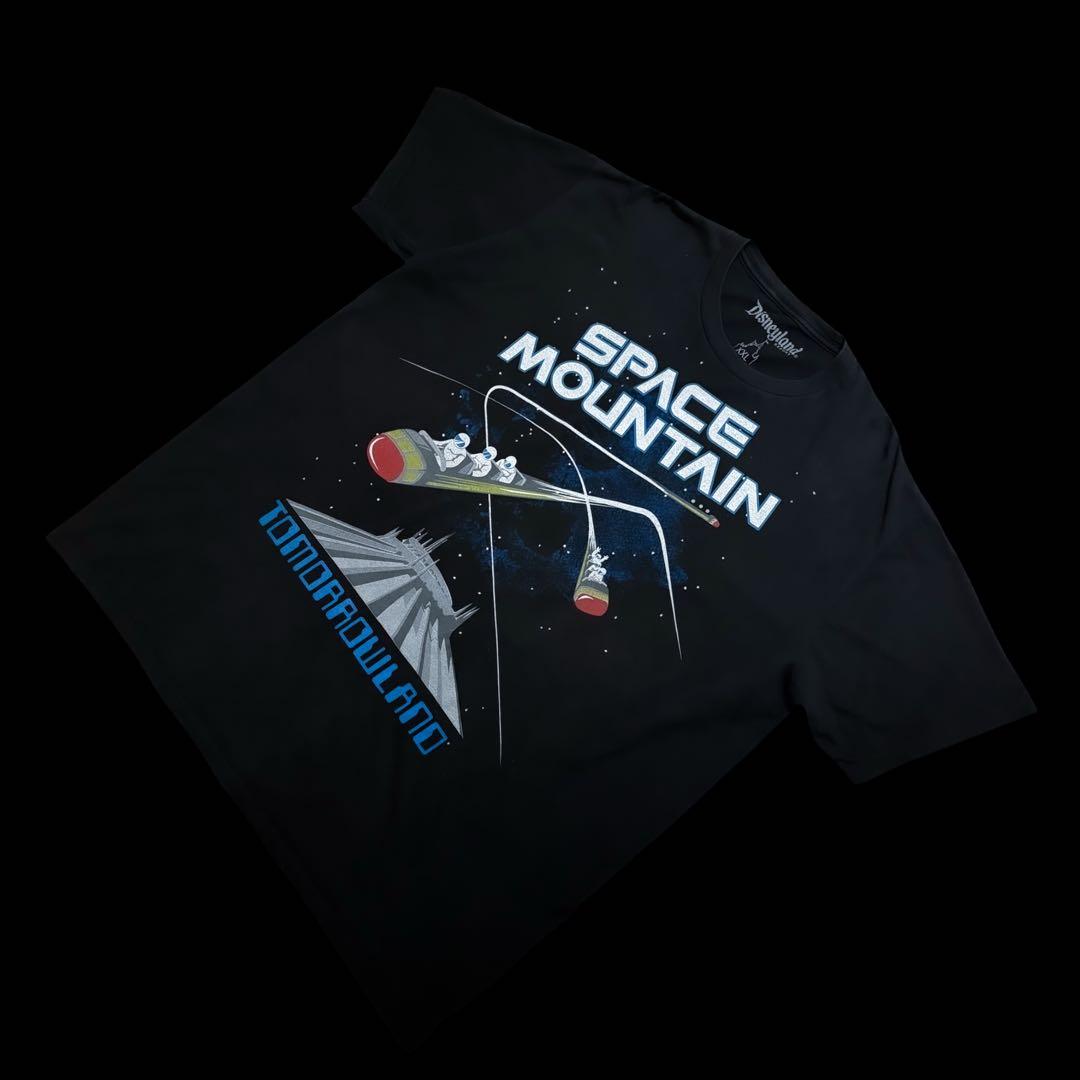 す*ら様 レア Disney スペース マウンテン ヴィンテージ T 2XL 黒