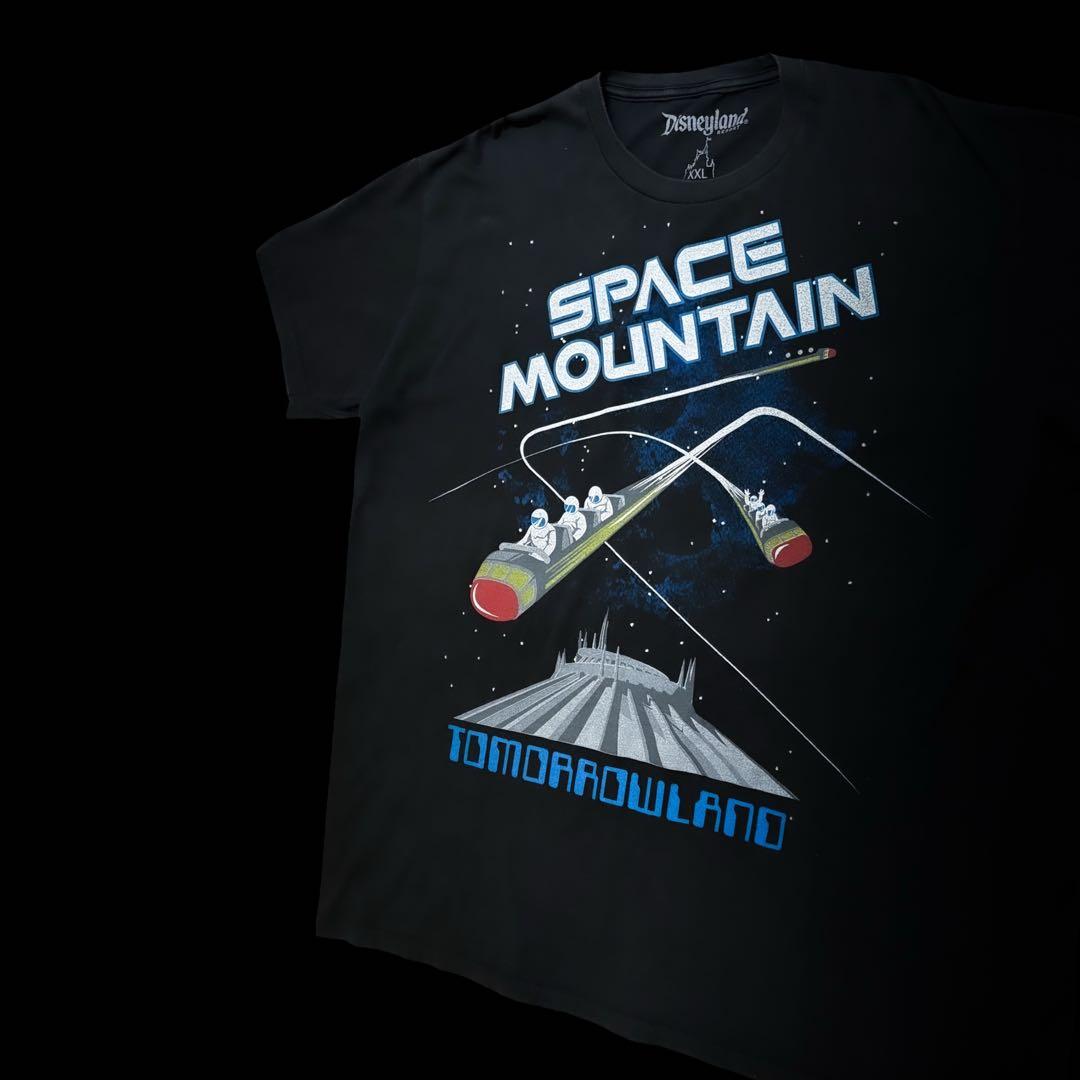 す*ら様 レア Disney スペース マウンテン ヴィンテージ T 2XL 黒