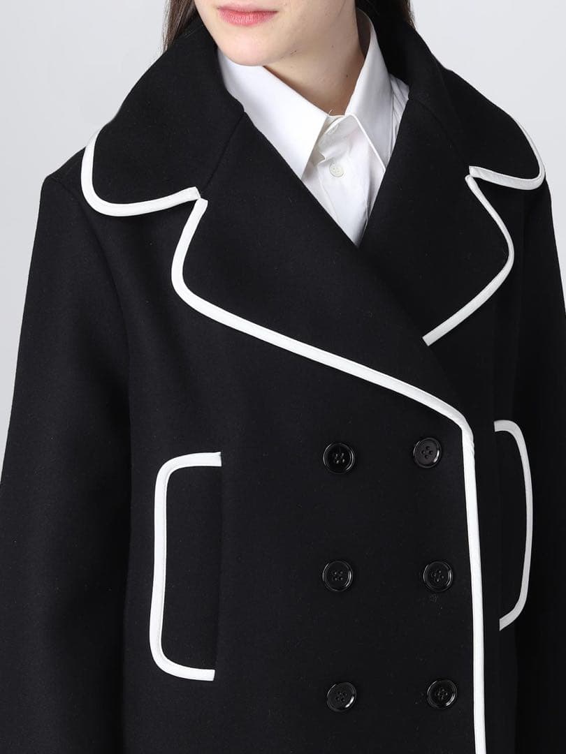 RED VALENTINO ピーコート ブラック　ヴァレンティノ