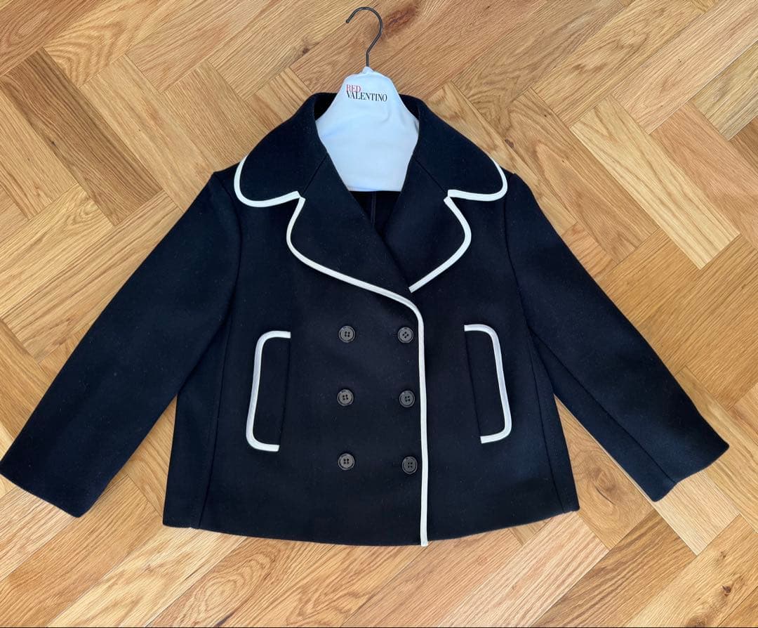 RED VALENTINO ピーコート ブラック　ヴァレンティノ
