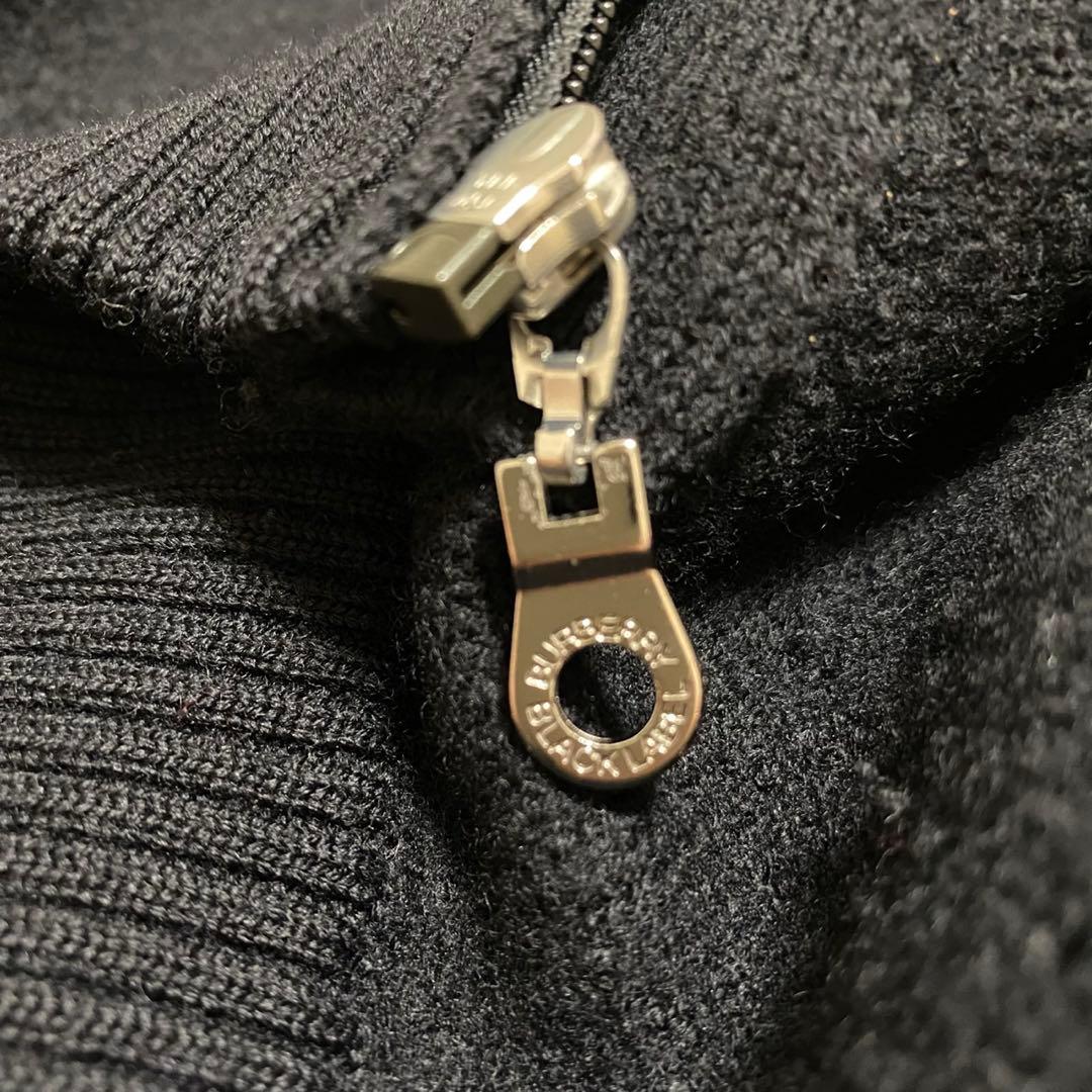 【美品✨】バーバリーブラックレーベル ジップ ニット ダッフルコート 3