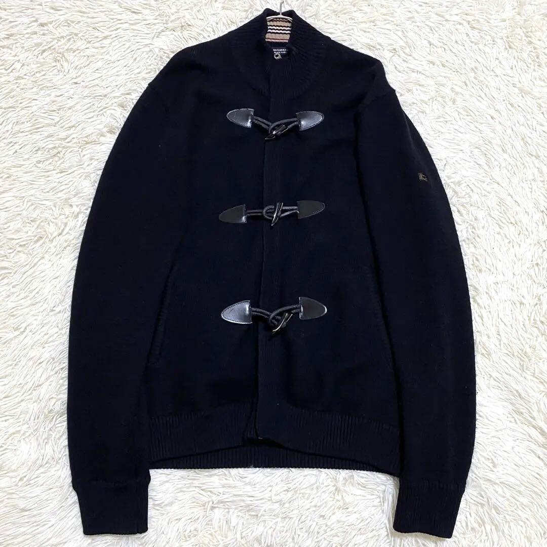 【美品✨】バーバリーブラックレーベル ジップ ニット ダッフルコート 3