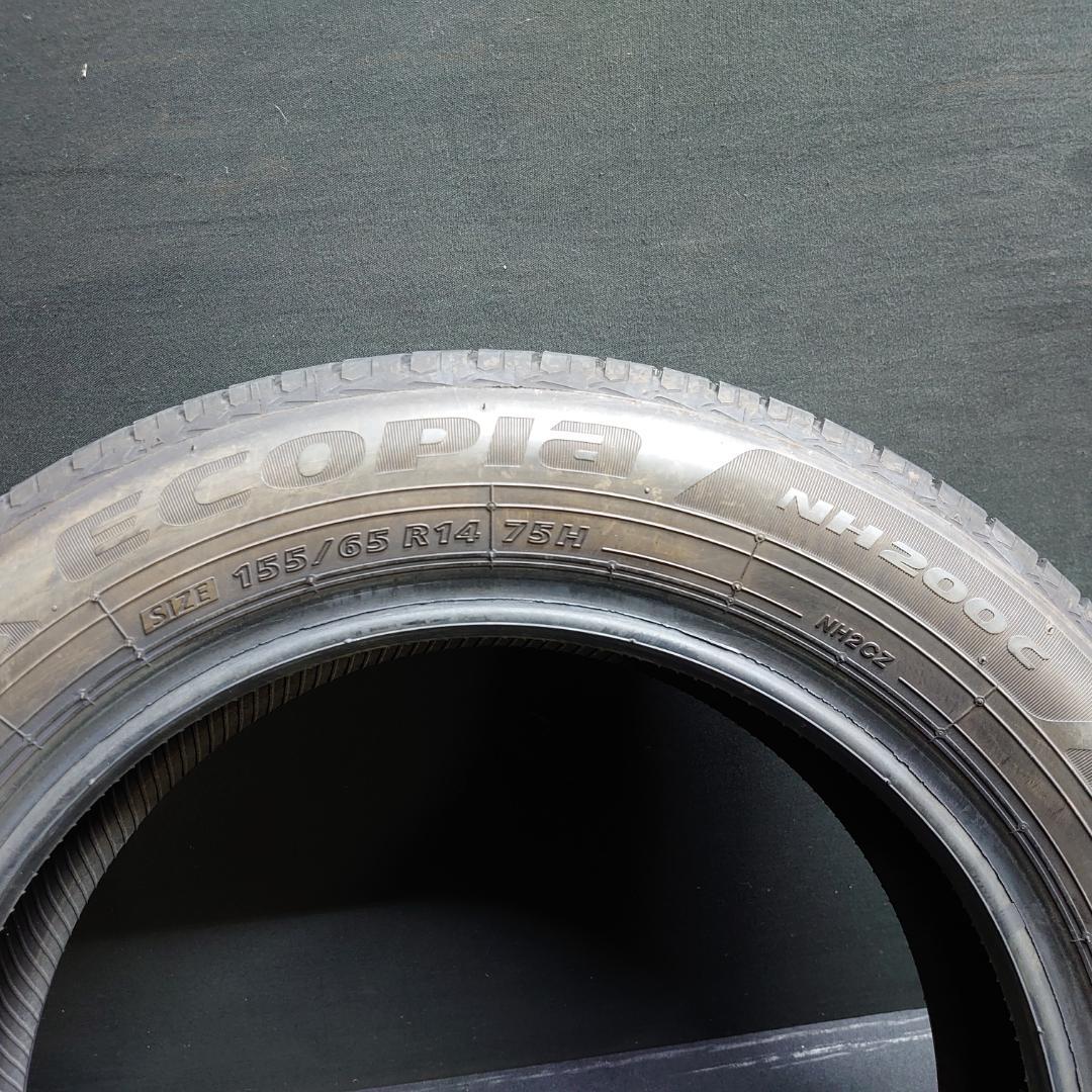 2022年製 ブリヂストン NH200c 155/65R14 4本 #25343