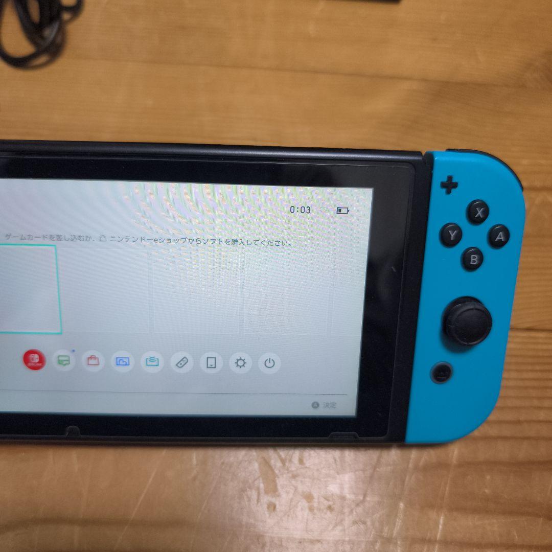 Nintendo Switch 本体 赤/青 付属品付き