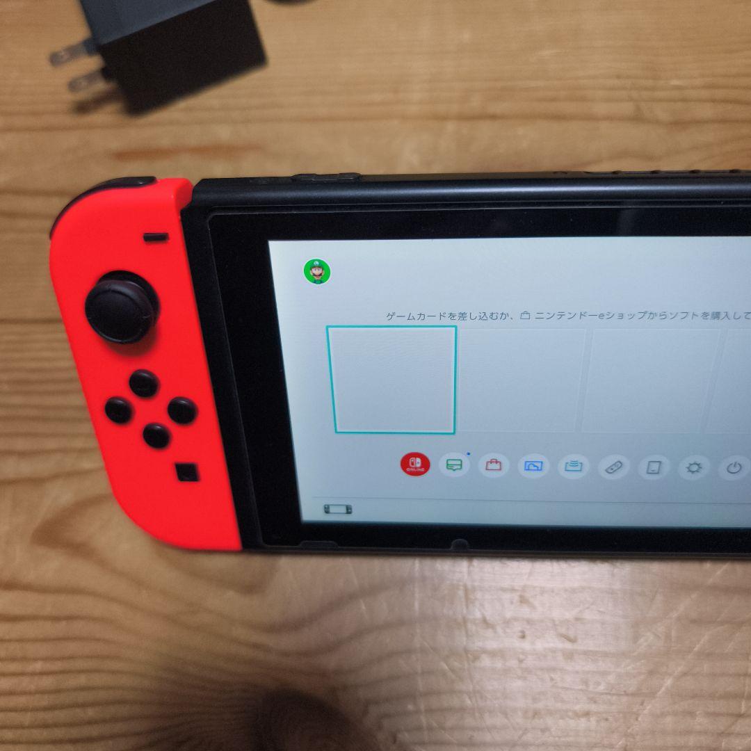 Nintendo Switch 本体 赤/青 付属品付き
