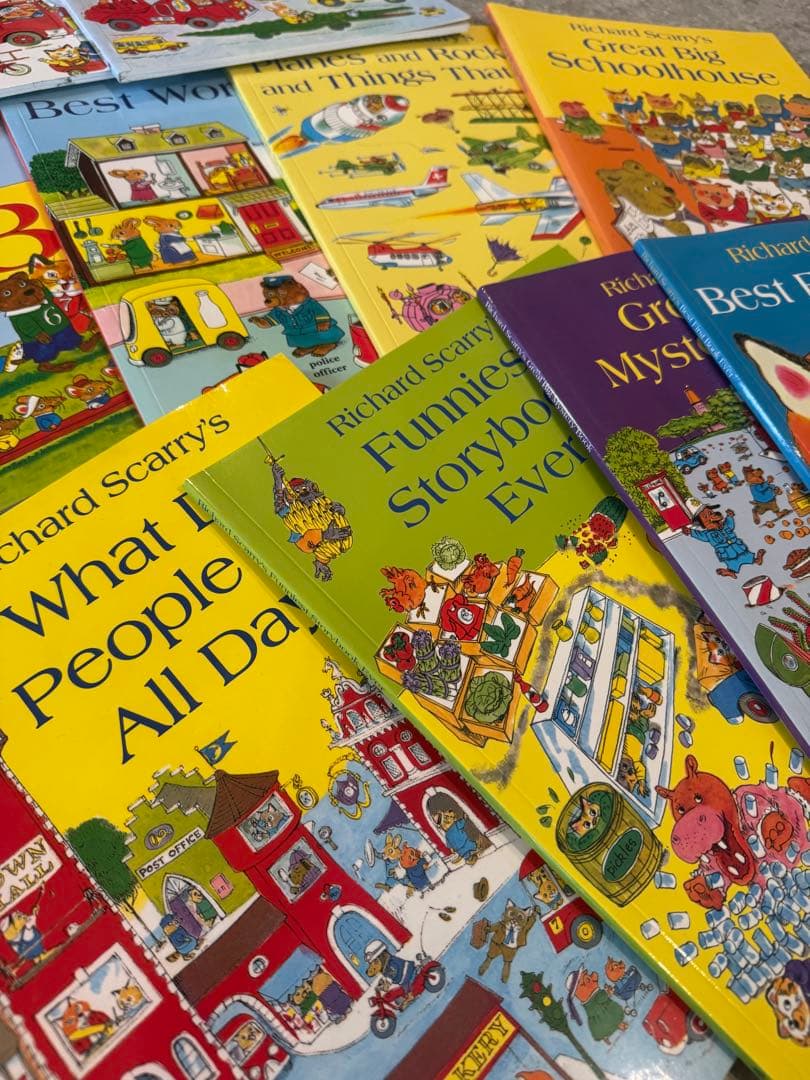 リチャード・スキャリー 絵本10冊セット　Richard Scarry's
