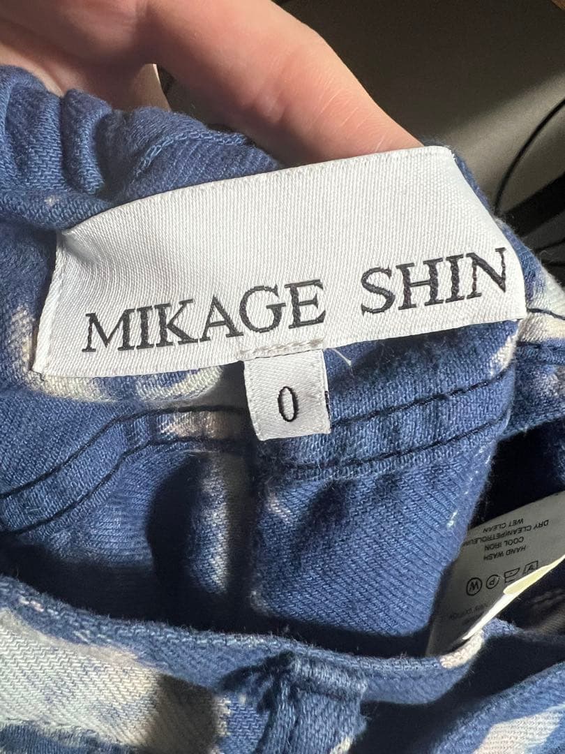 パンツ mikageshin Hand Effected Wrapping Denim