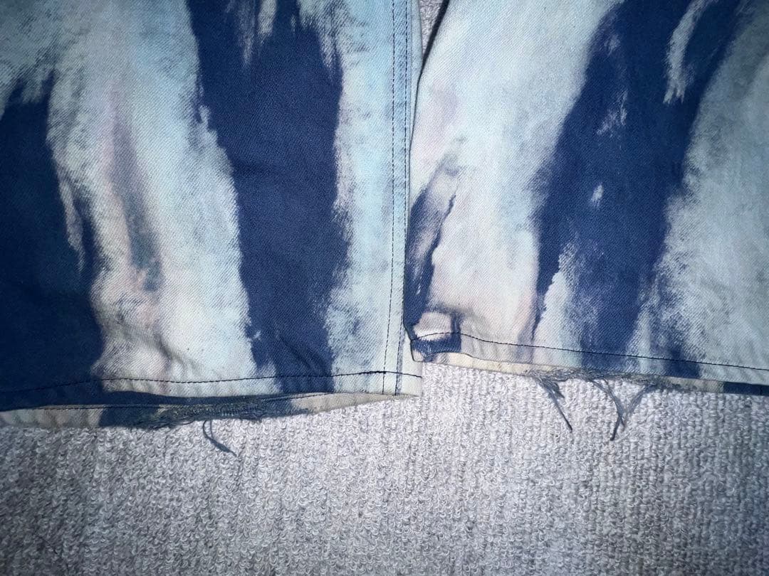 パンツ mikageshin Hand Effected Wrapping Denim