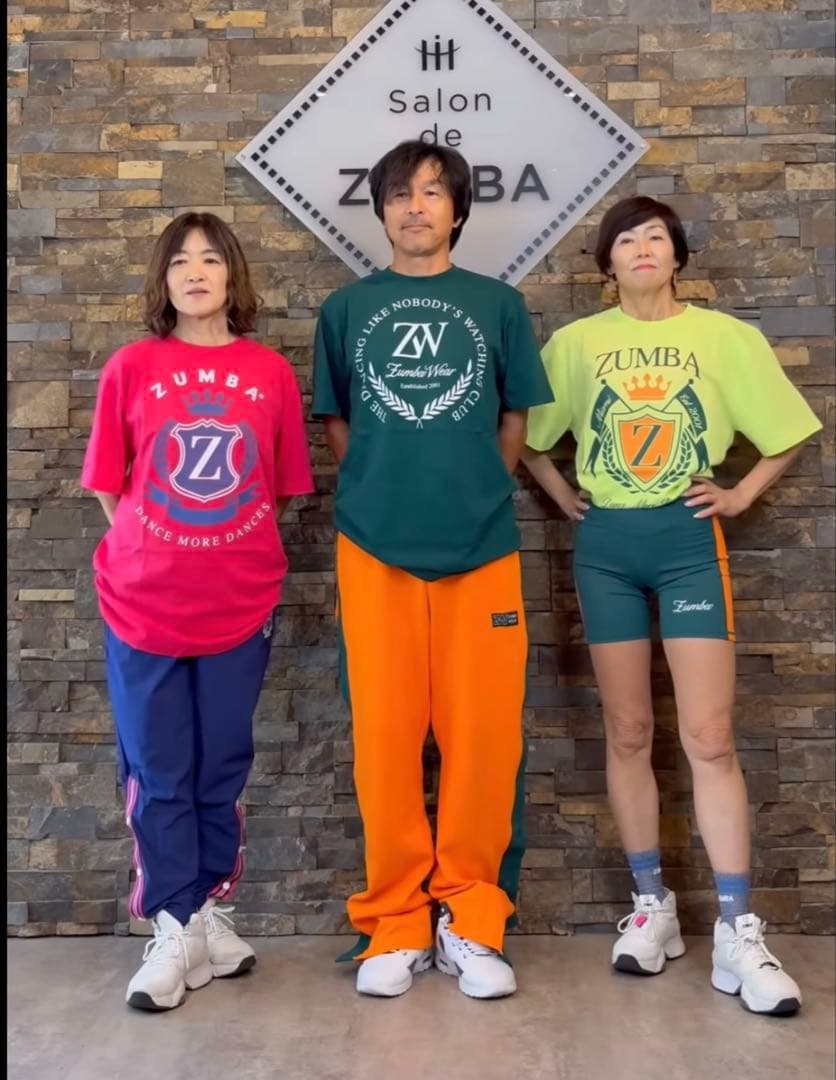 新品未開封 正規品ZUMBA Tシャツ 3色セット