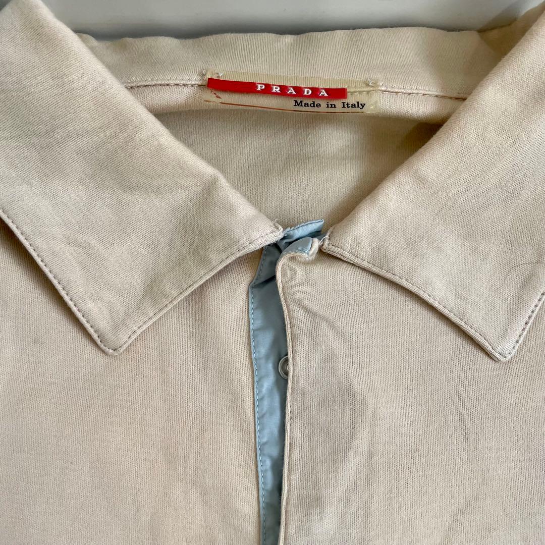 PRADA プラダ ポロシャツ レディース Mサイズ 半袖 Tシャツ コットン