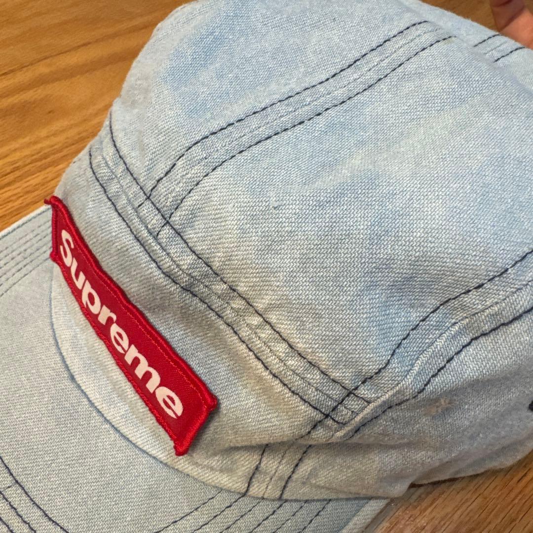 supreme デニム　ベースボールキャップ　美品