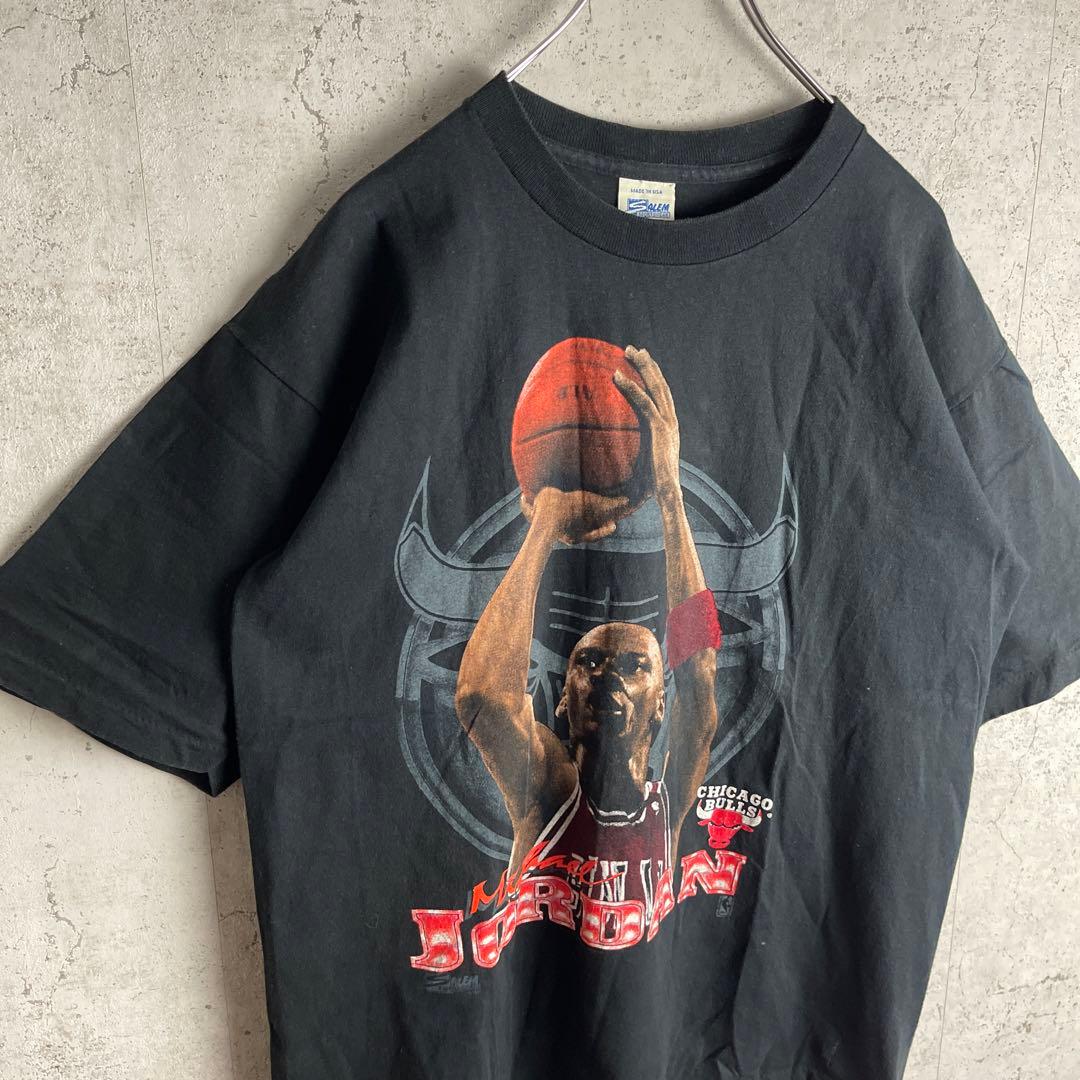 90s USA製 SALEM マイケル ジョーダン シカゴ ブルズ Tシャツ