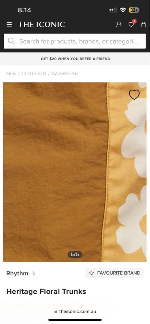 Rhythm✨新品✨サーフショーツ　サイズ34