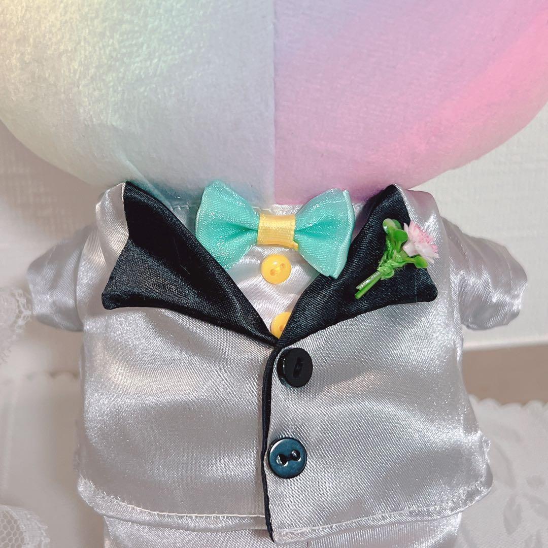 うさまる　うさこ　ウェルカムドール　虹色　結婚式　ぬいぐるみ　コスチューム付