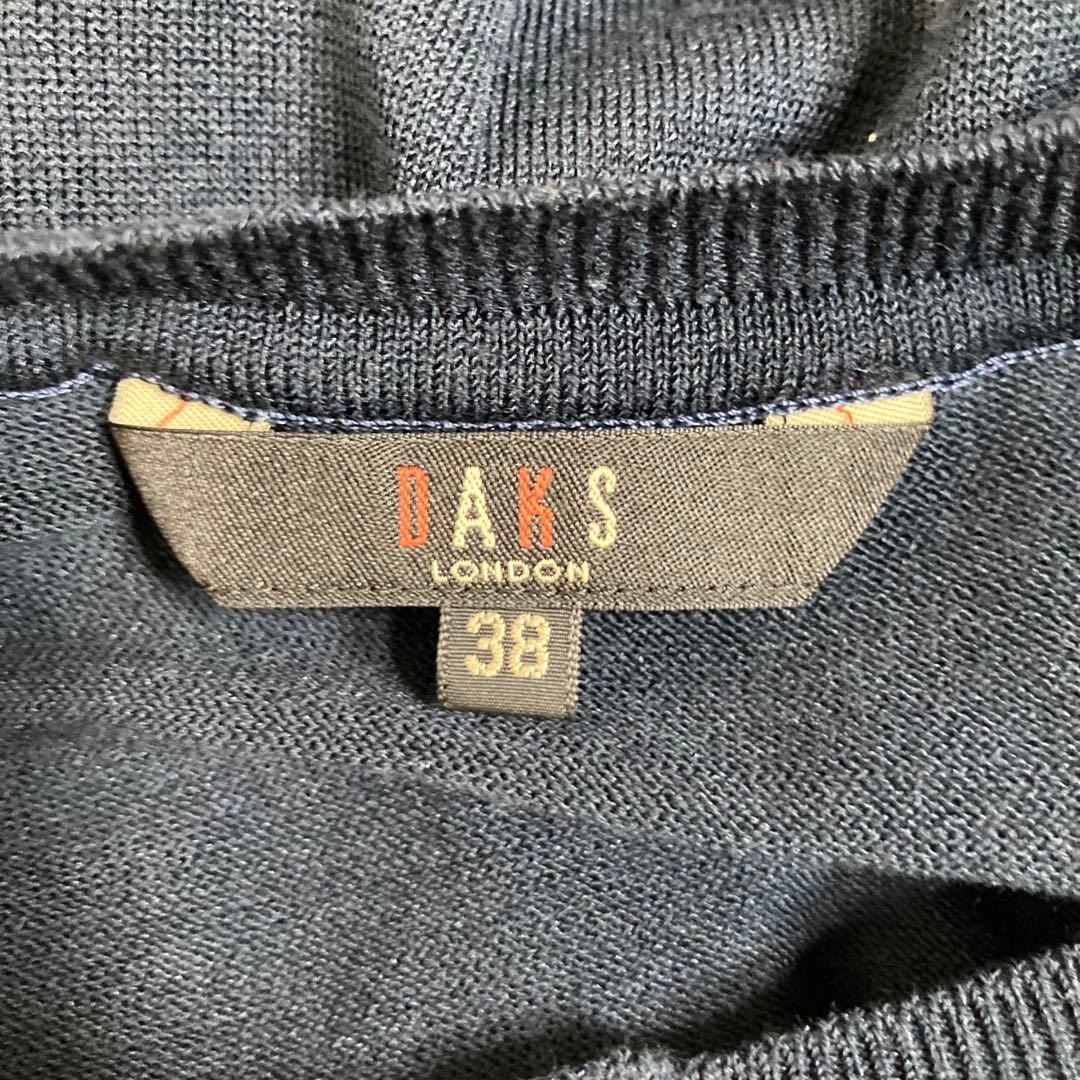 DAKS ダックス　（38）　幾何学模様アンサンブル　ネイビー