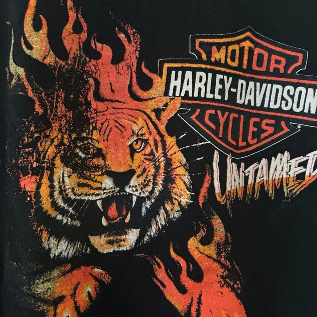 Harley-Davidson Tiger Flame Tシャツ