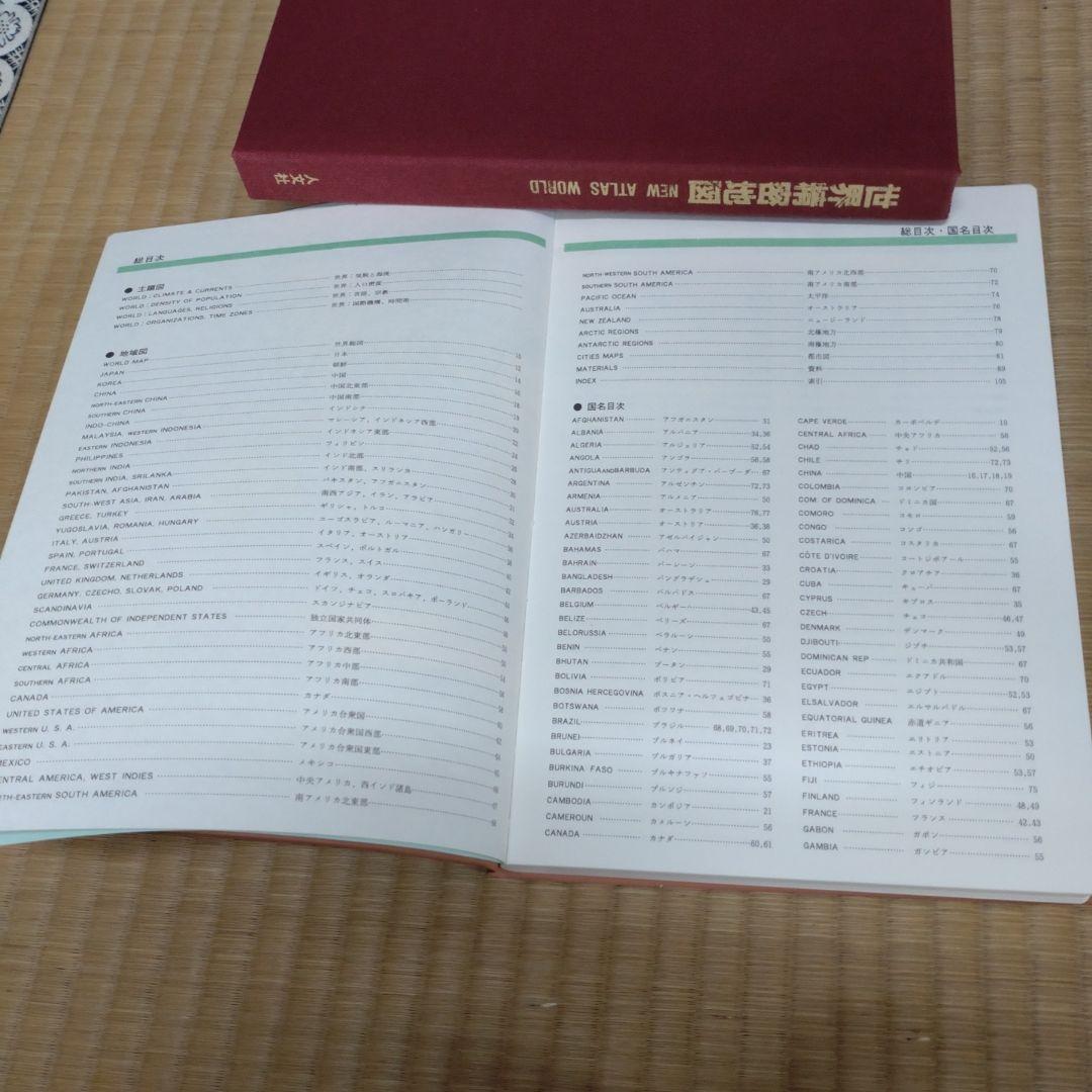 世界精密地図 NEW ATLAS WORLD