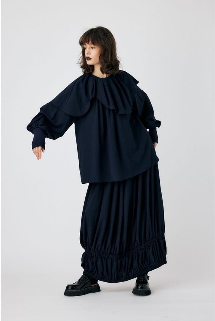 スカート ENFOLD GATHER SKIRT