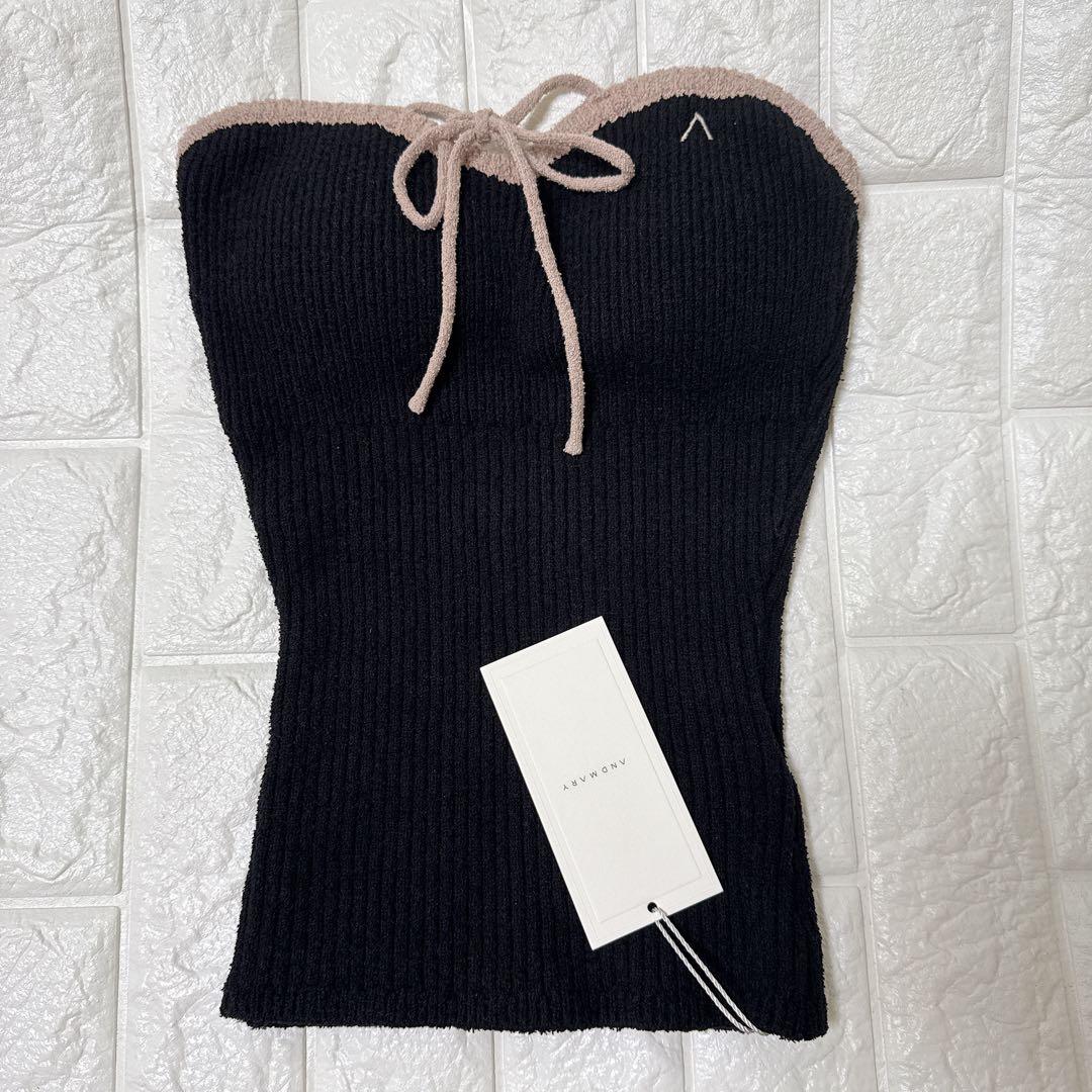本日限定　Tiana knit bare tops