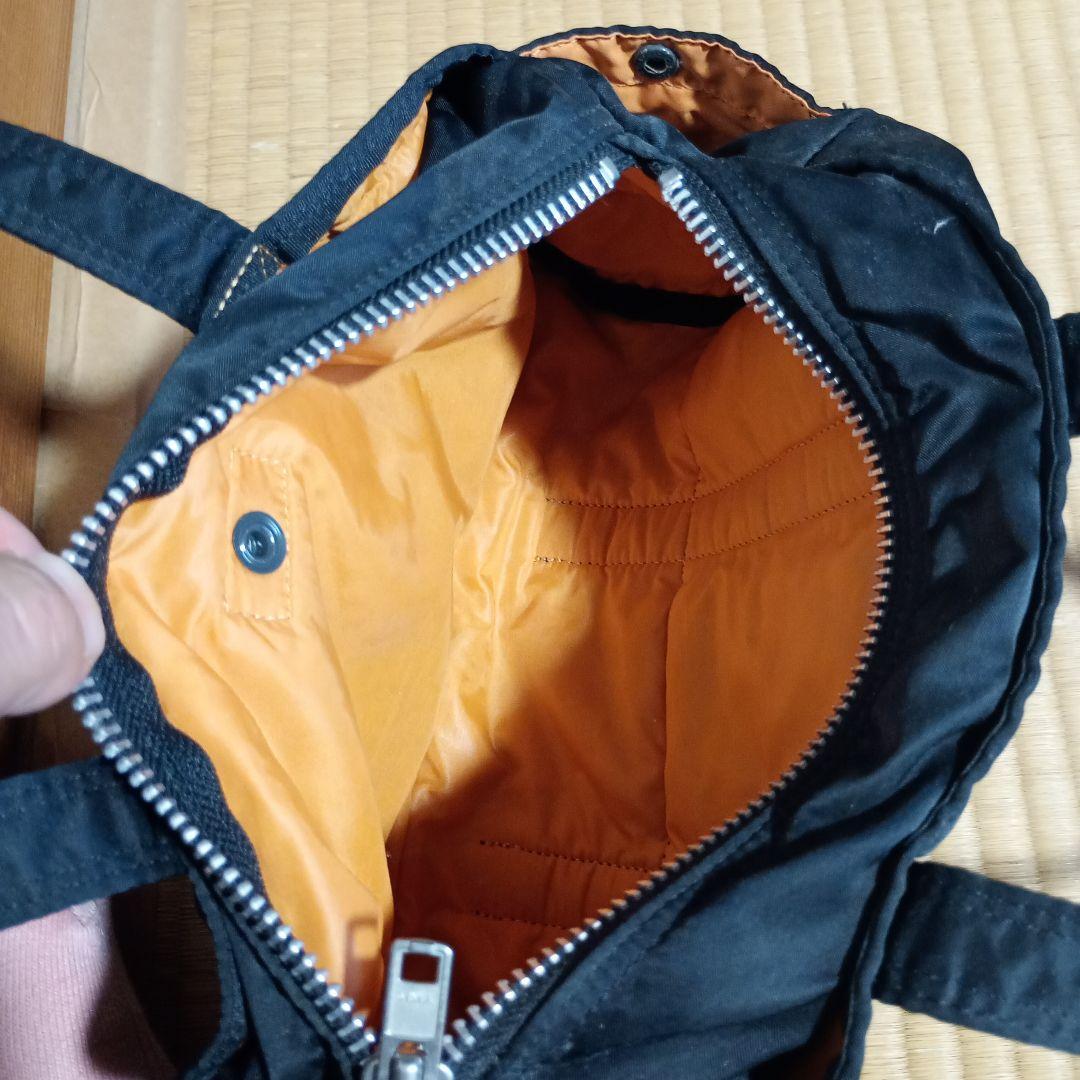 ブラック ナイロン ドラムバッグ　PORTER　ポーター