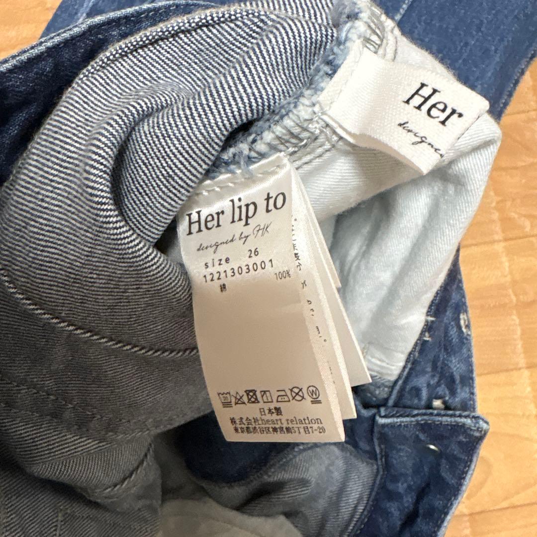 パンツ Herlipto Valencia High Rise Jeans26