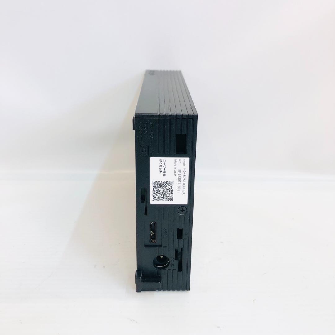 2TB】バッファロー 外付けHDD HD-EDS2.0U3-BA 静音「7622
