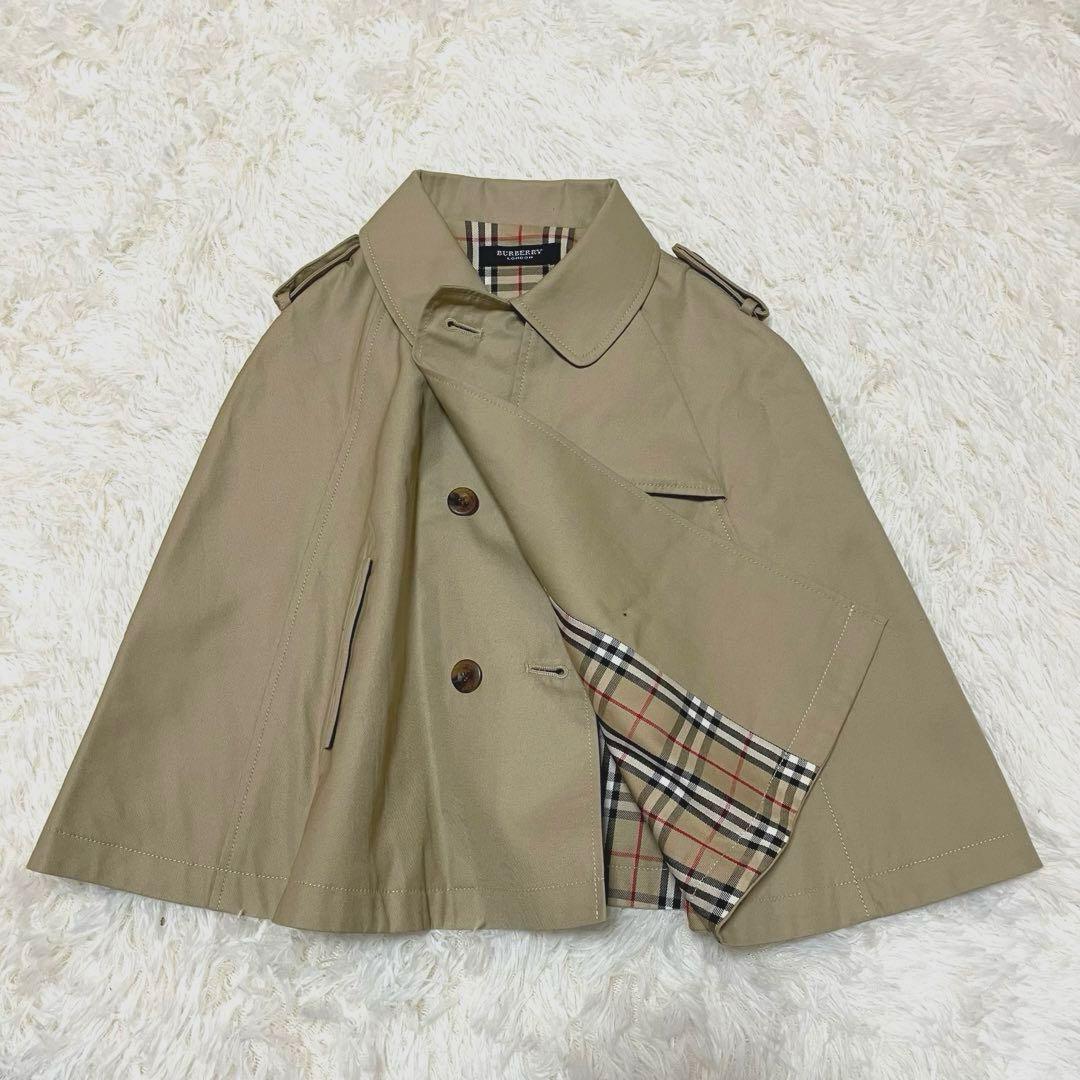 美品✨ベビーケープコートBURBERRY バーバリーベージュ 90~