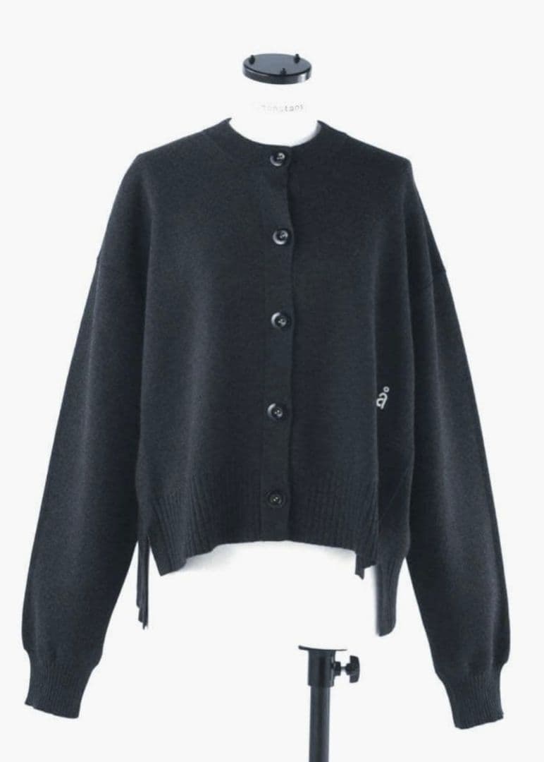 nagonstans Novelle Fine Wide Rib カーディガン