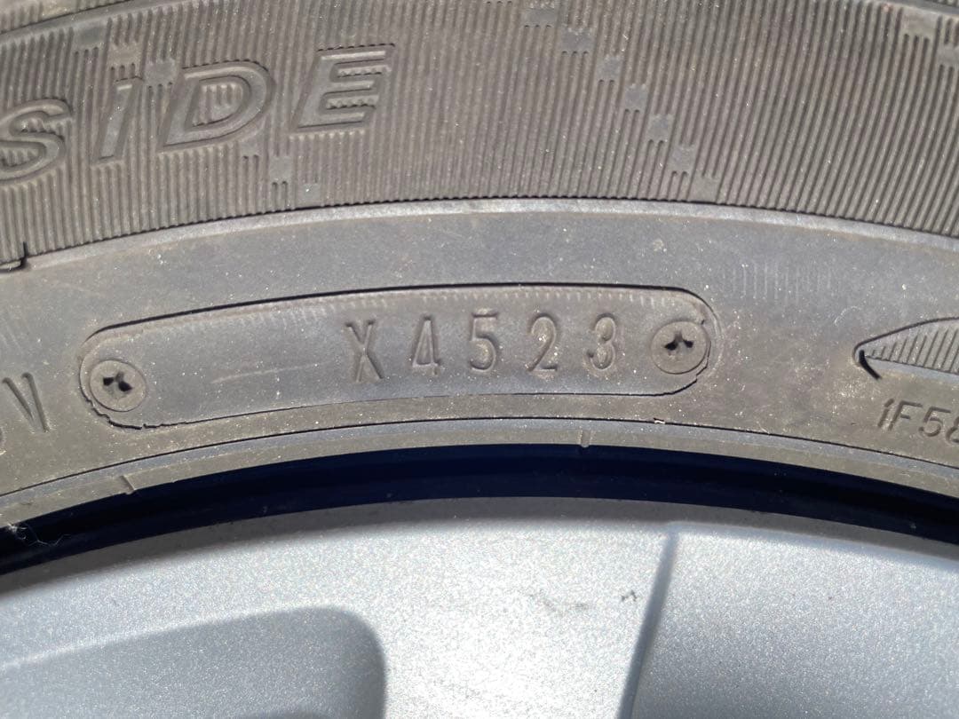 ✨サボッテン✨155/65R14✨中古4本✨送料込✨鉄ホイール純正カバー付