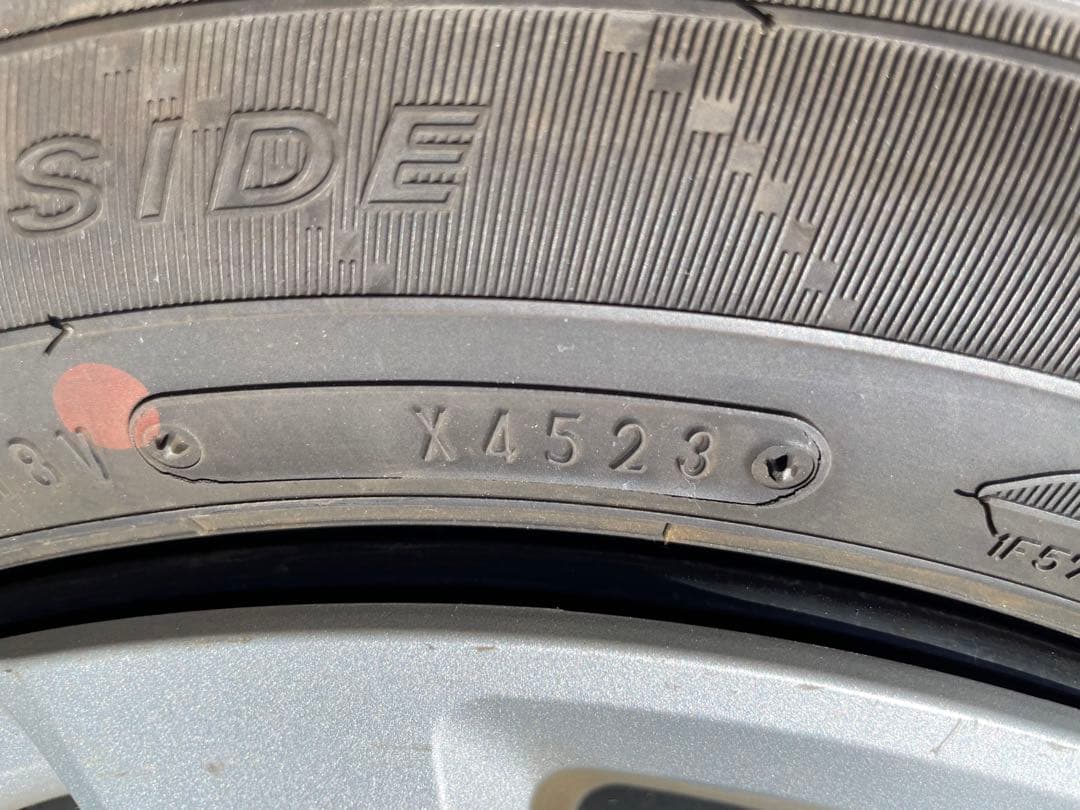 ✨サボッテン✨155/65R14✨中古4本✨送料込✨鉄ホイール純正カバー付