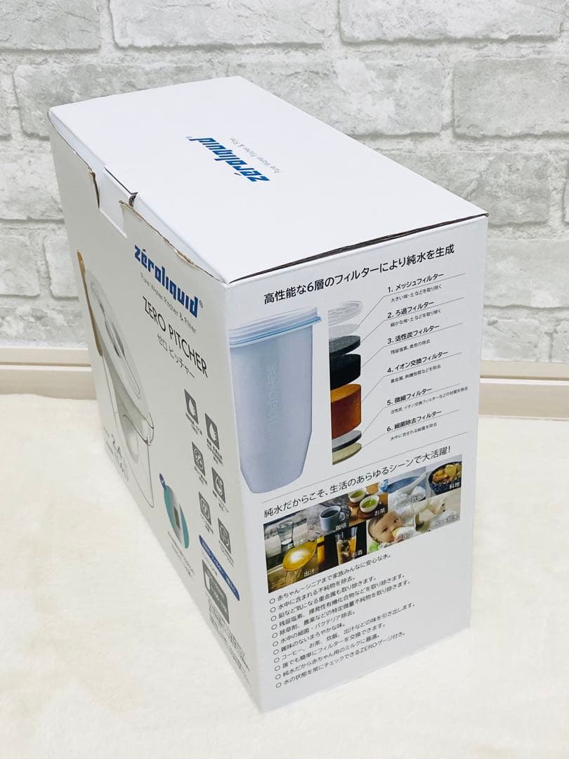 ZEROピッチャー 浄水フィルターTDS ZL-PT24W 未使用