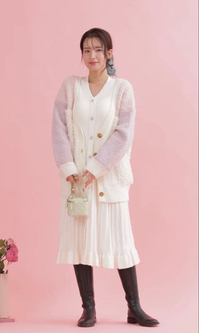 【新品タグ付き】メゾンマーブル　Moco Moco Gown ピンク　春先にも！