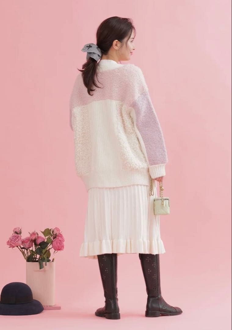【新品タグ付き】メゾンマーブル　Moco Moco Gown ピンク　春先にも！