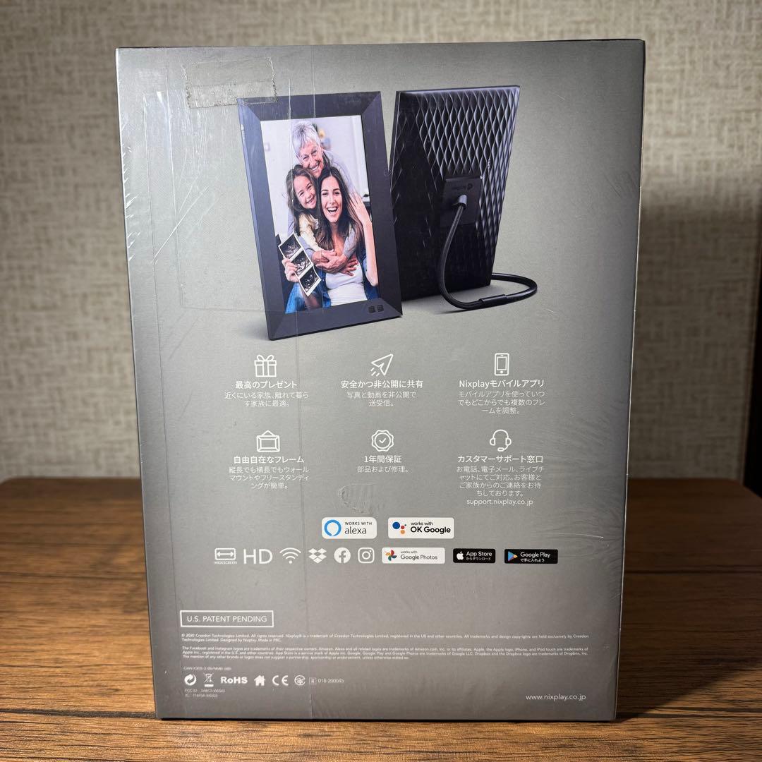 新品　nixplay W10F スマートデジタルフォトフレーム　１０.１インチ