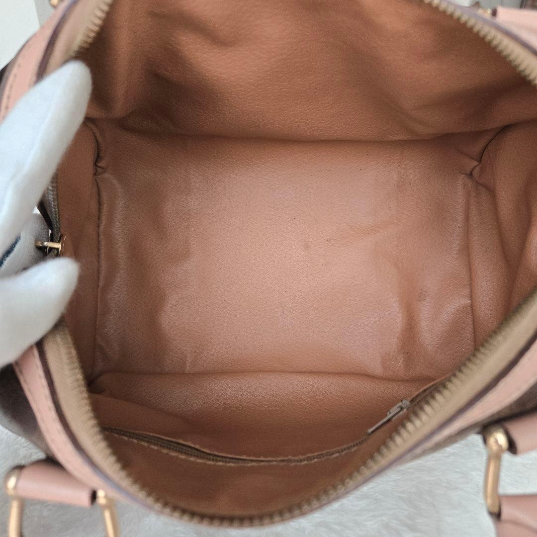⭐CELINE⭐　美品　セリーヌ　トリオンフ　ミニボストンバッグ　マカダム柄
