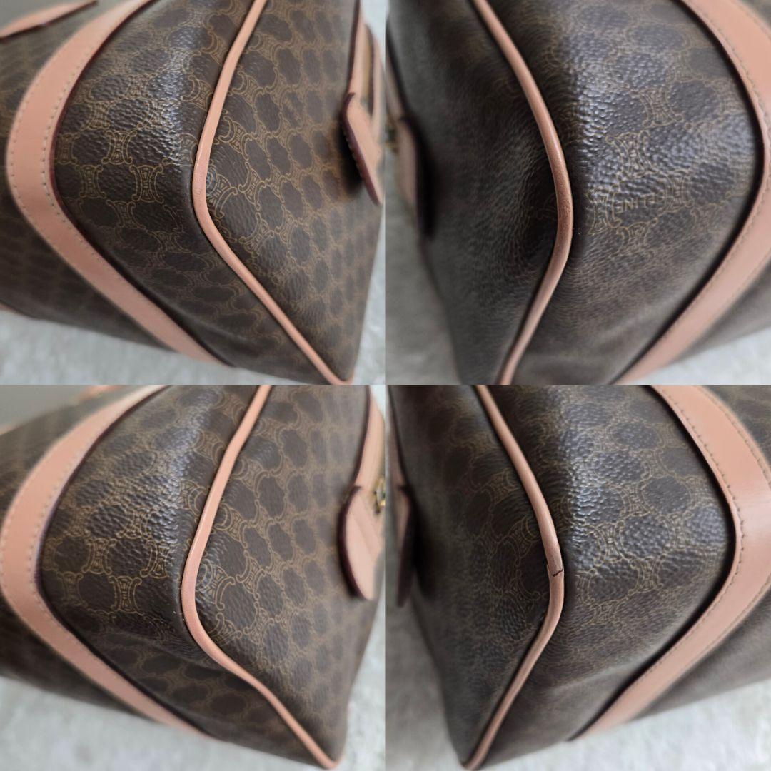 ⭐CELINE⭐　美品　セリーヌ　トリオンフ　ミニボストンバッグ　マカダム柄
