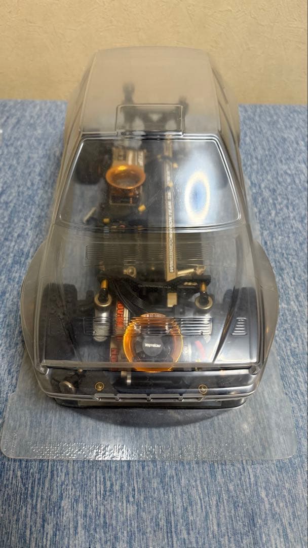 TAMIYA XV-01 メカ付き組済シャーシ　未塗装ボディ