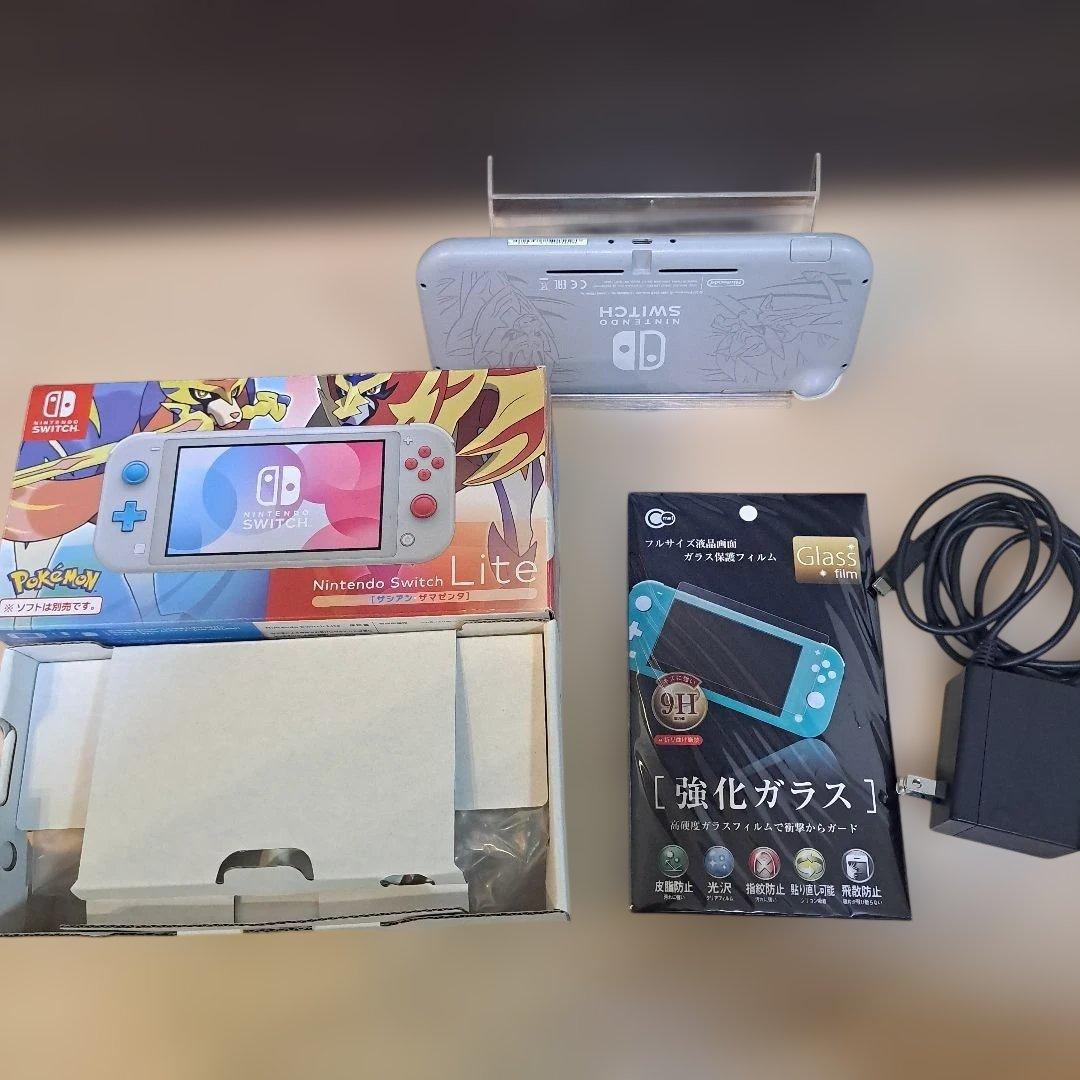 し*う様 NINTENDO SWITCH LITE ザ…本体、箱、充電器、おま