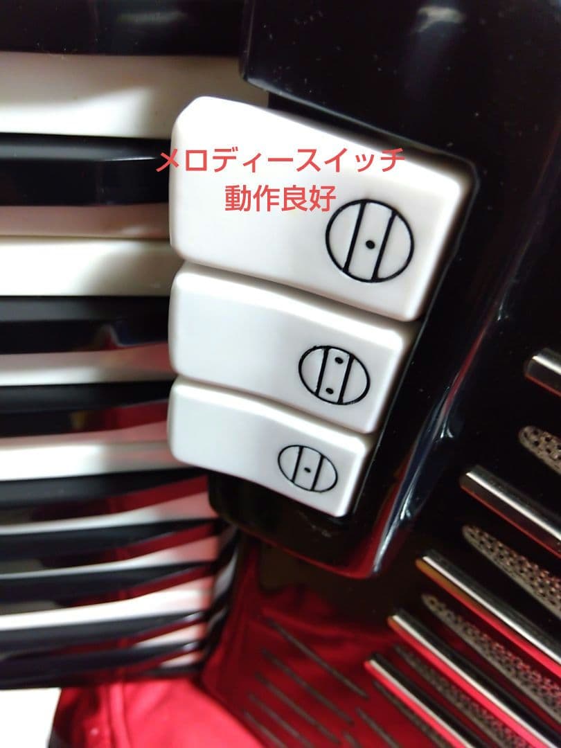 【即演奏可】YAMAHA YA-48アコーディオン独奏用高級モデル整備簡易調律済
