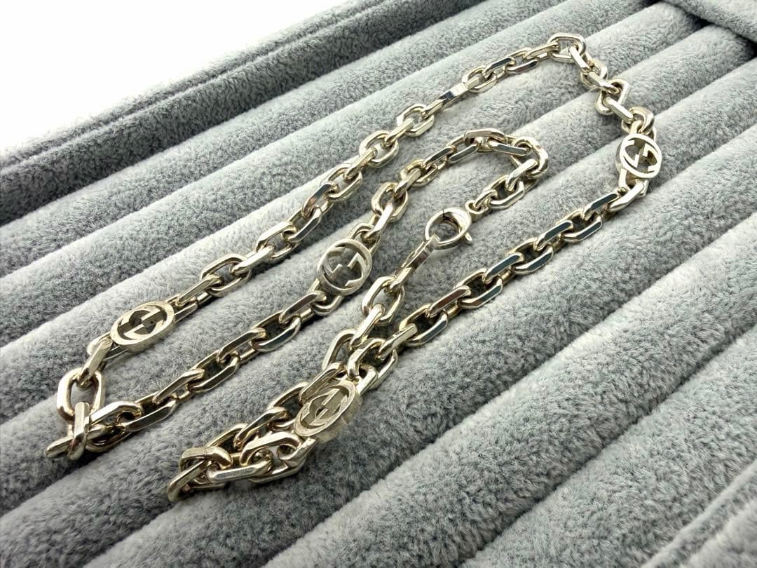 GUCCI インターロッキングG ネックレス シルバー925 グッチ 正規品