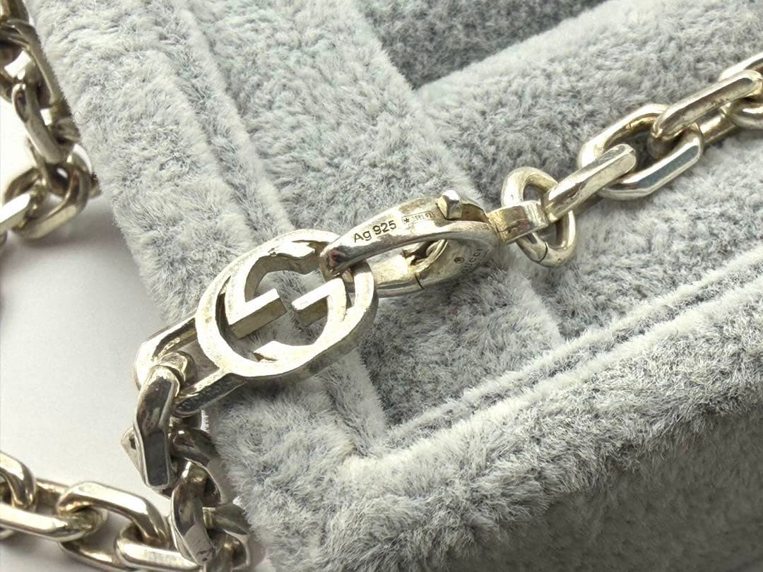 GUCCI インターロッキングG ネックレス シルバー925 グッチ 正規品
