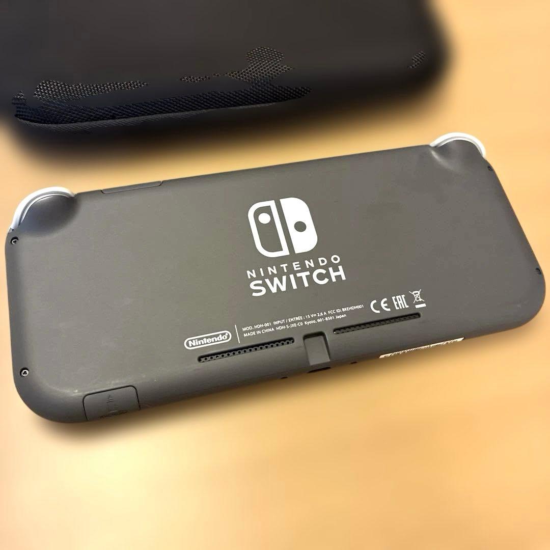 【ケース付き】Nintendo Switch Lite グレー 本体　動作確認済