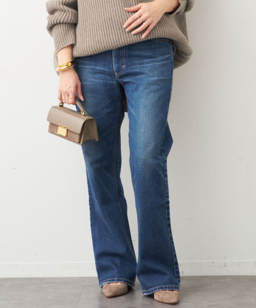Deuxieme Classe Lee別注 ブーツカットデニムパンツ