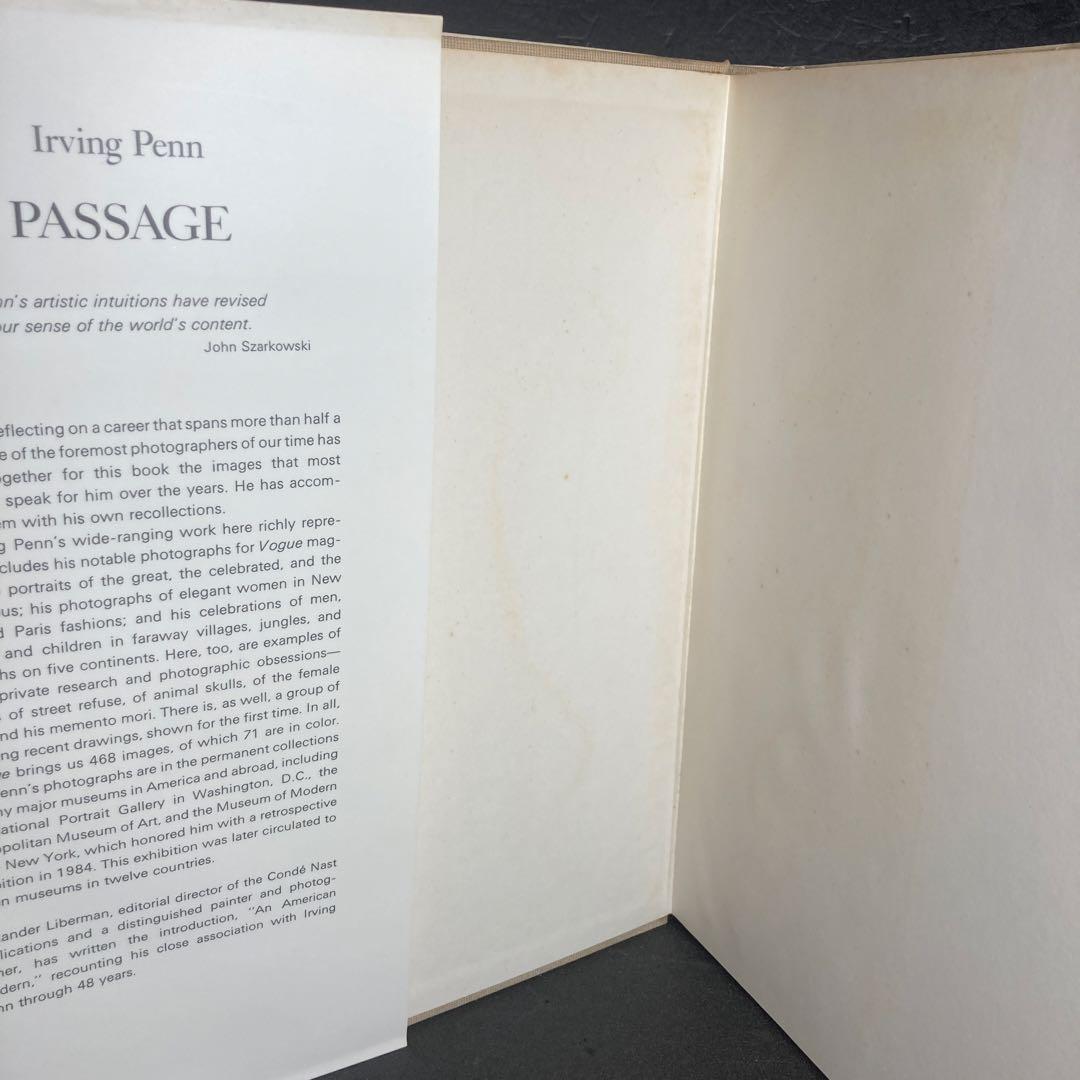 Irving Penn PASSAGEアーヴィングペン パッセージ1991年初版